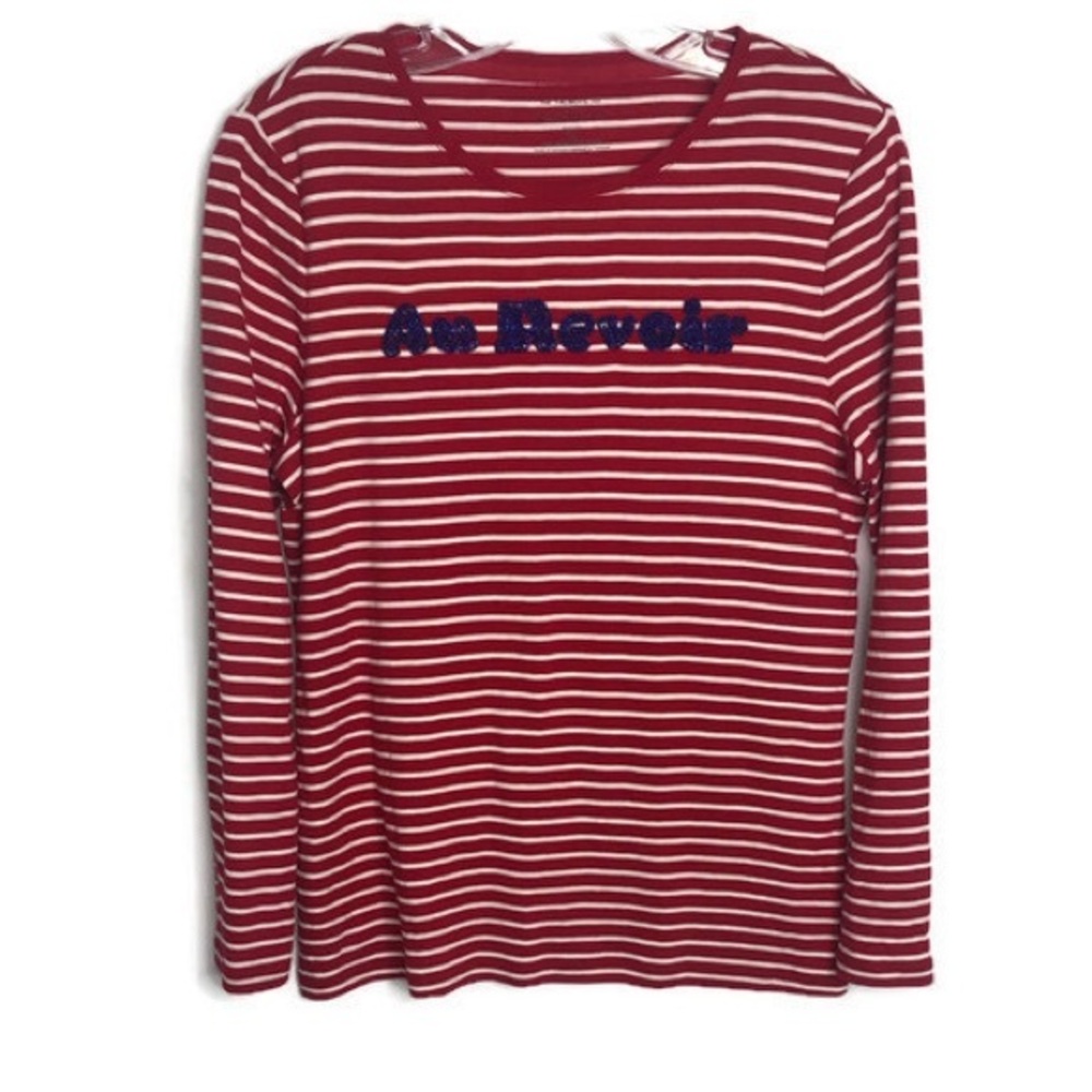 TALBOTS AU REVOR STRIPED SHIRT LP